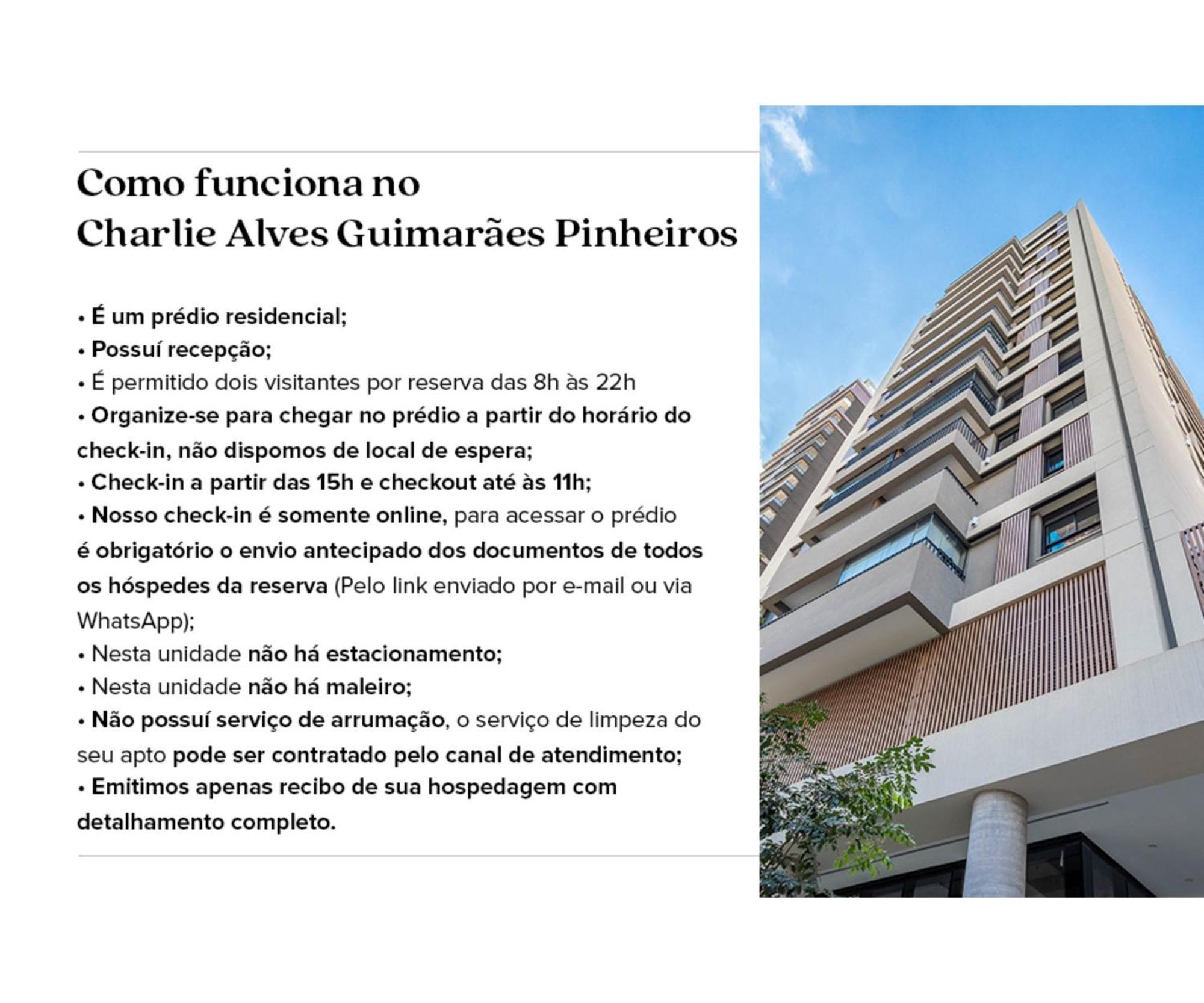 Apartamento Charlie Alves Guimaraes Pinheiros São Paulo Exterior foto